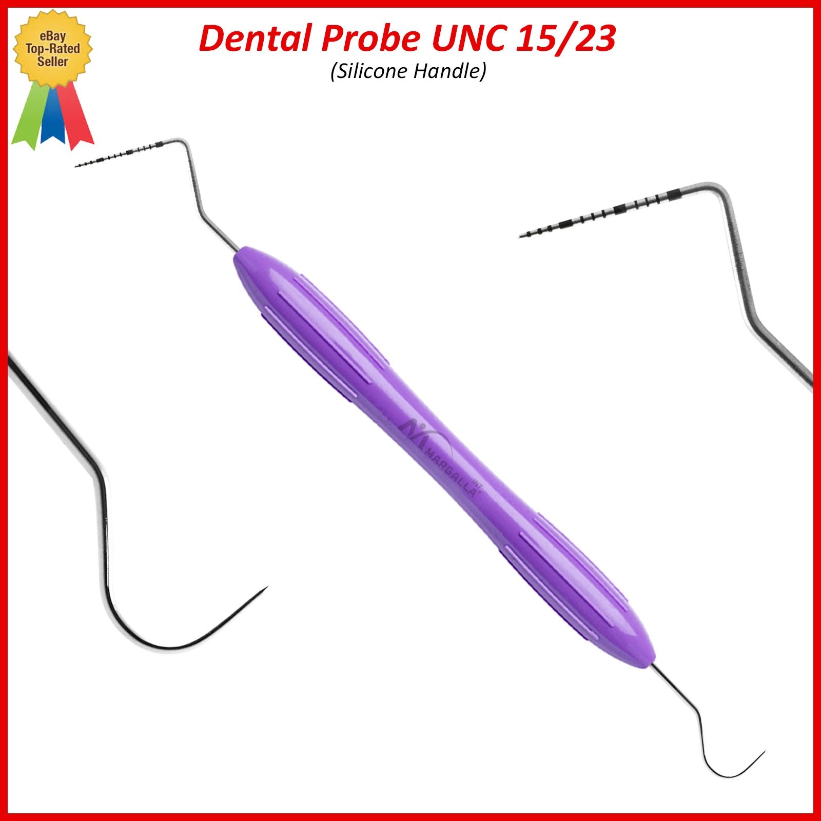 Dental Explorer-Probe 23/15UNC Silicone Handle, High Quality Dental Instruments