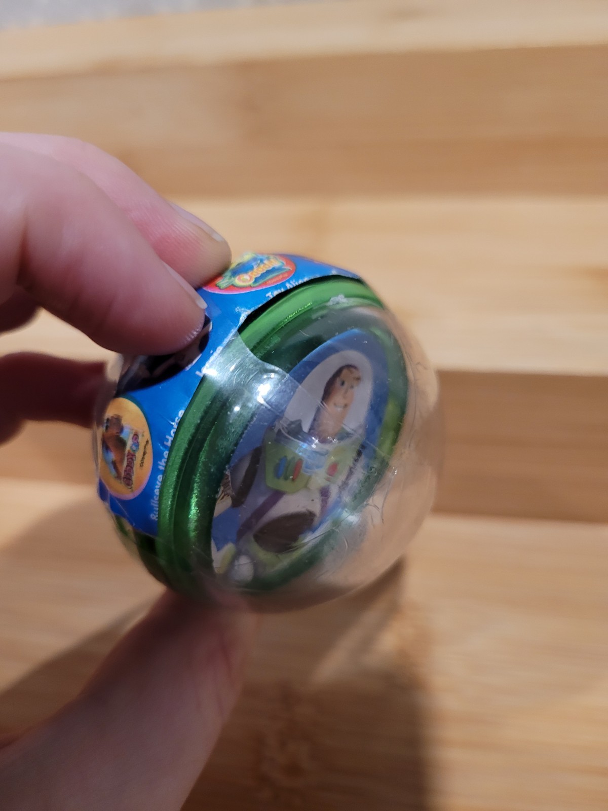 1999 Vintage Toy Story 2 Buzz Lightyear Yo-Yo Clear Ball Toy Sealed NOS