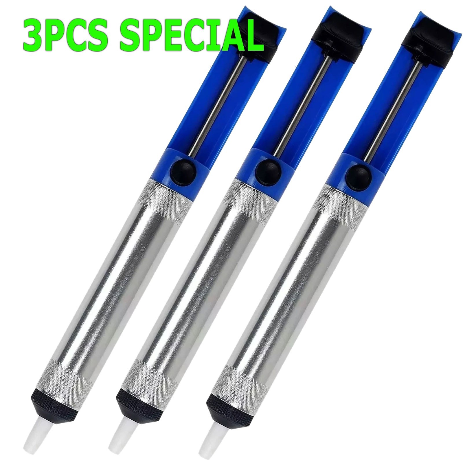 3X Desoldering Solder Sucker Aluminum Soldering Iron Suction Removal Tool