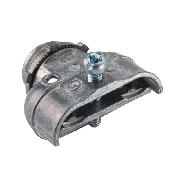 NEW! Duplex Connector for Metal Cover Cable, 3/8" (624163) 5/pk