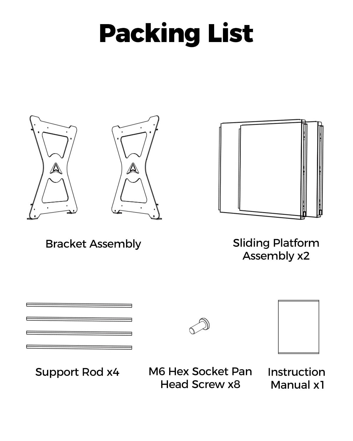 Creality CFS Workstand Space-Saving Quick-Access Dual-Layer-Pull-Out Design