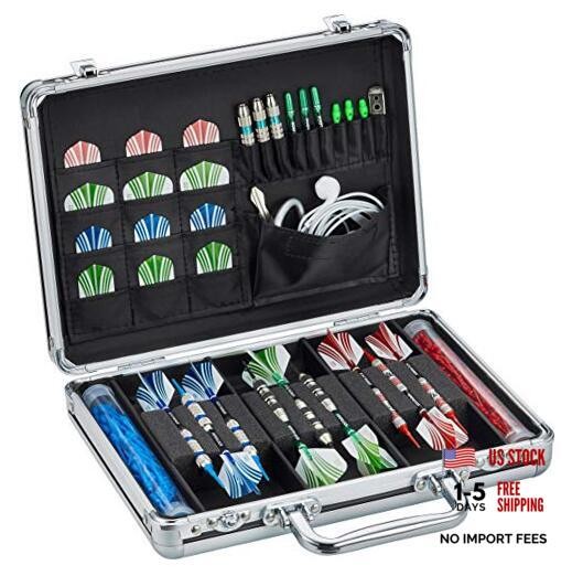 Casemaster Legion Aluminum Dart Case Holds 9 Steel Tip and Soft Tip Darts with