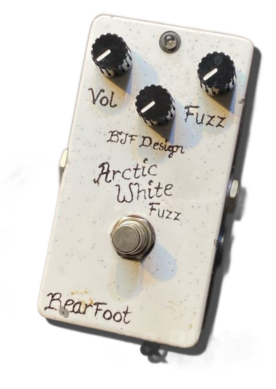 BearFoot FX Arctic White Fuzz Pedal 4938 Tested & Works