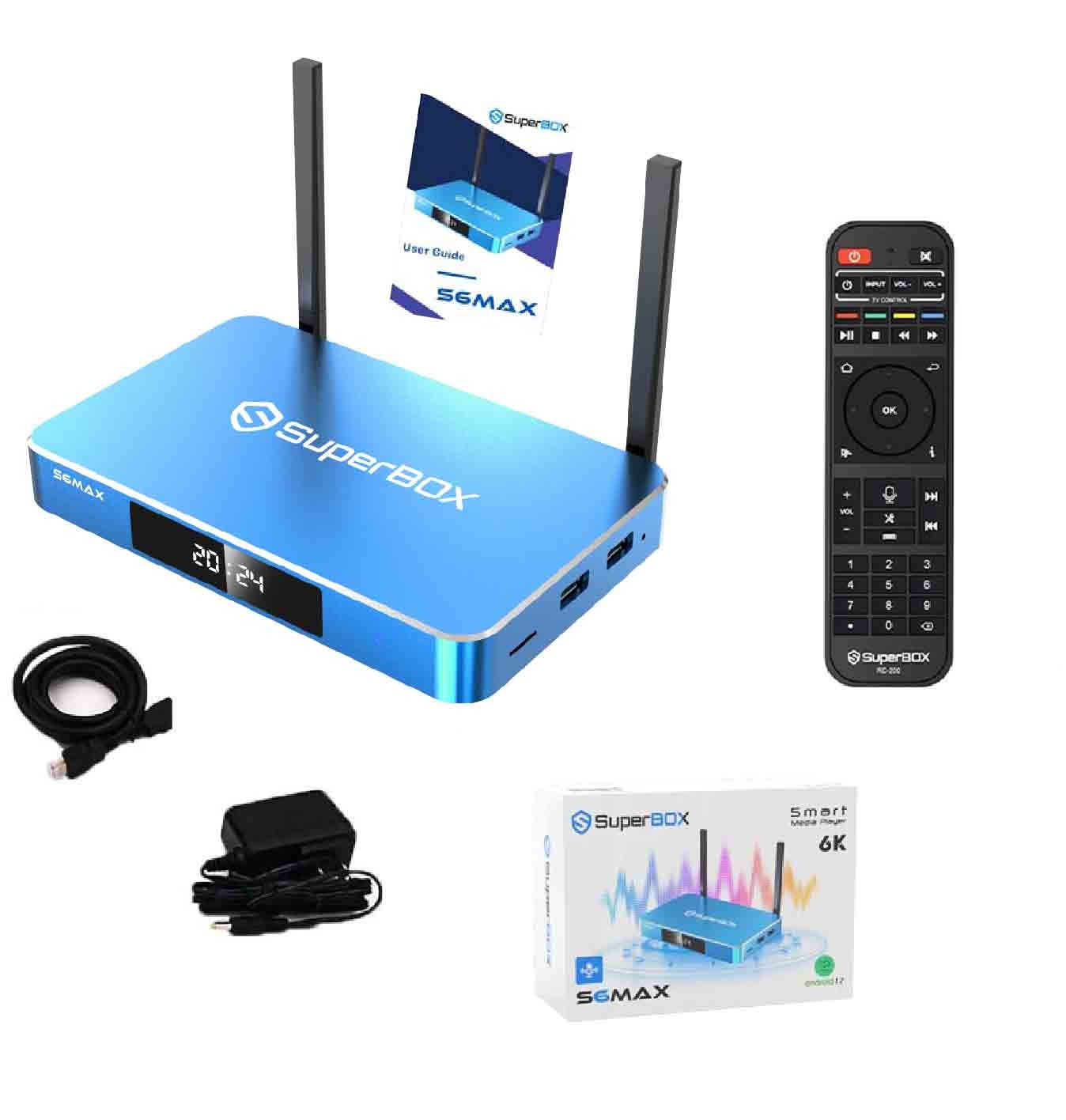 SuperBox S6 Max 24/7 Support Authorized Distributor Same Day Shipping Send Gift