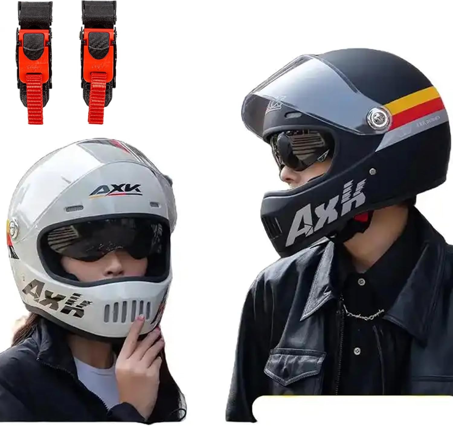 2 Pairs Helmet Quick Release Buckle Kit, Plastics Speed Clip Release...