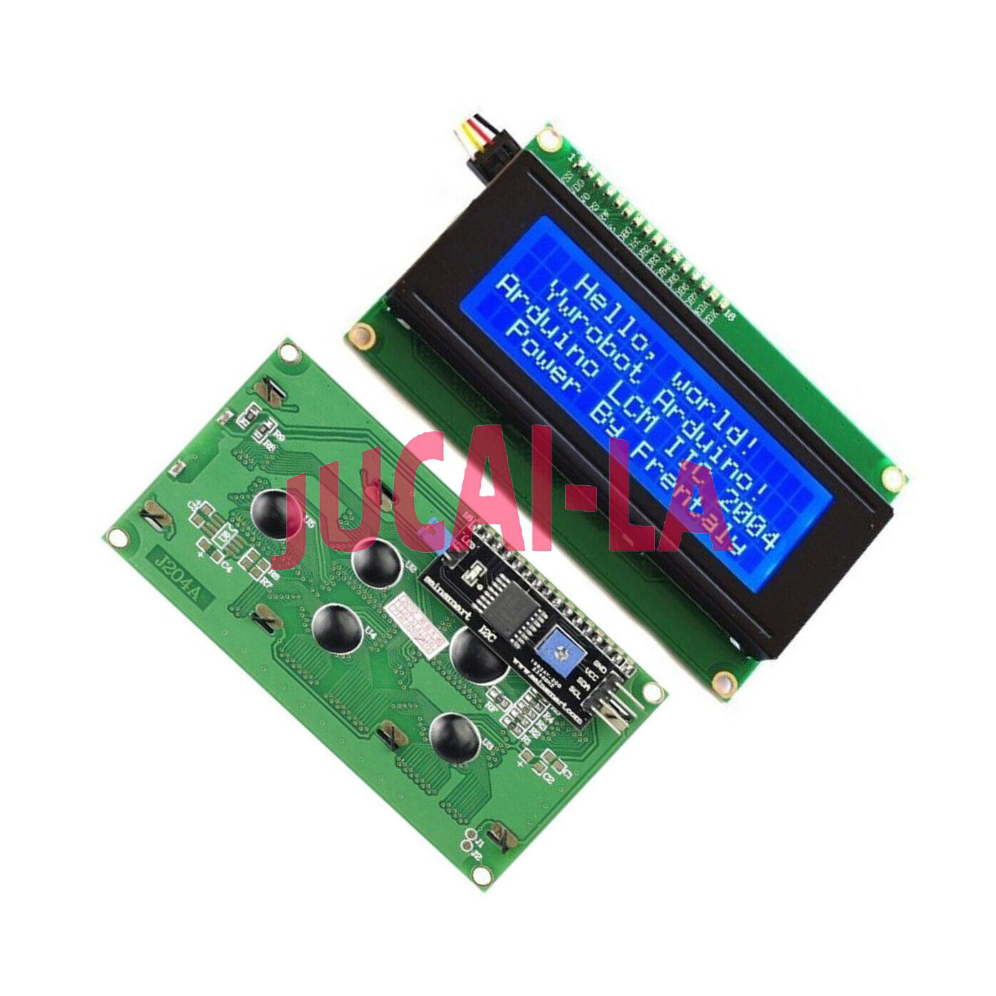 IIC/I2C/TWI/SP​​I Serial Interface2004 20X4 Character LCD Module Display Blue