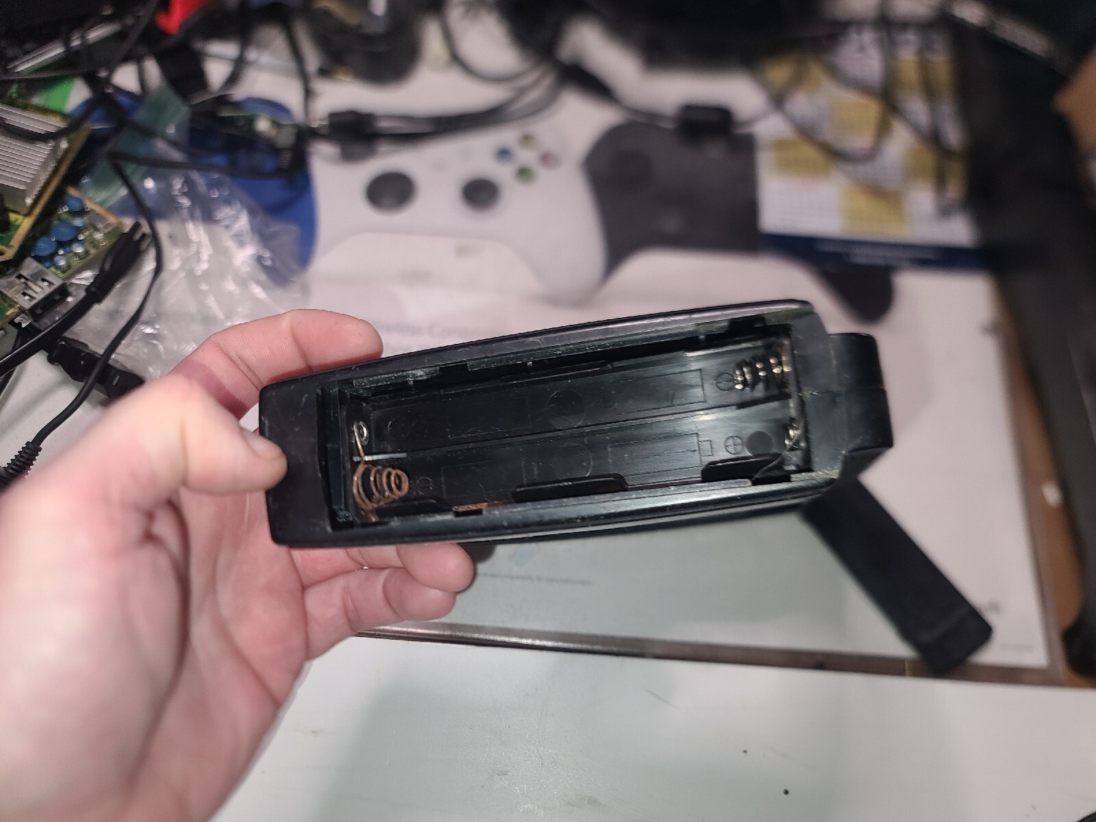 HITEC LYNX REMOTE CONTROLLER RC TRANSMITTER ANTENNA VEHICLE Untested-Rust-PARTS