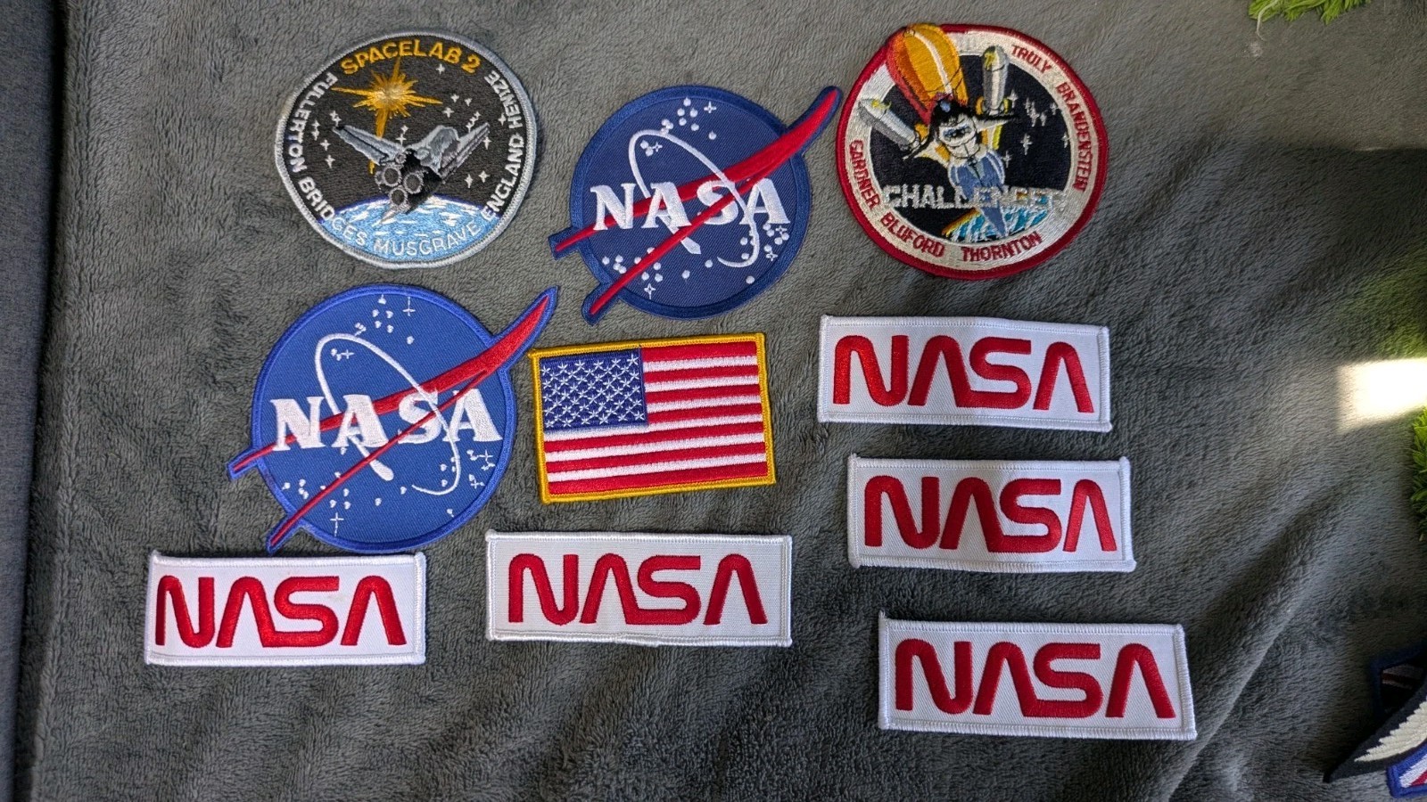 NASA Challenger / Spacelab 2 Embroidered Jacket Patches X 10 NASA Patches