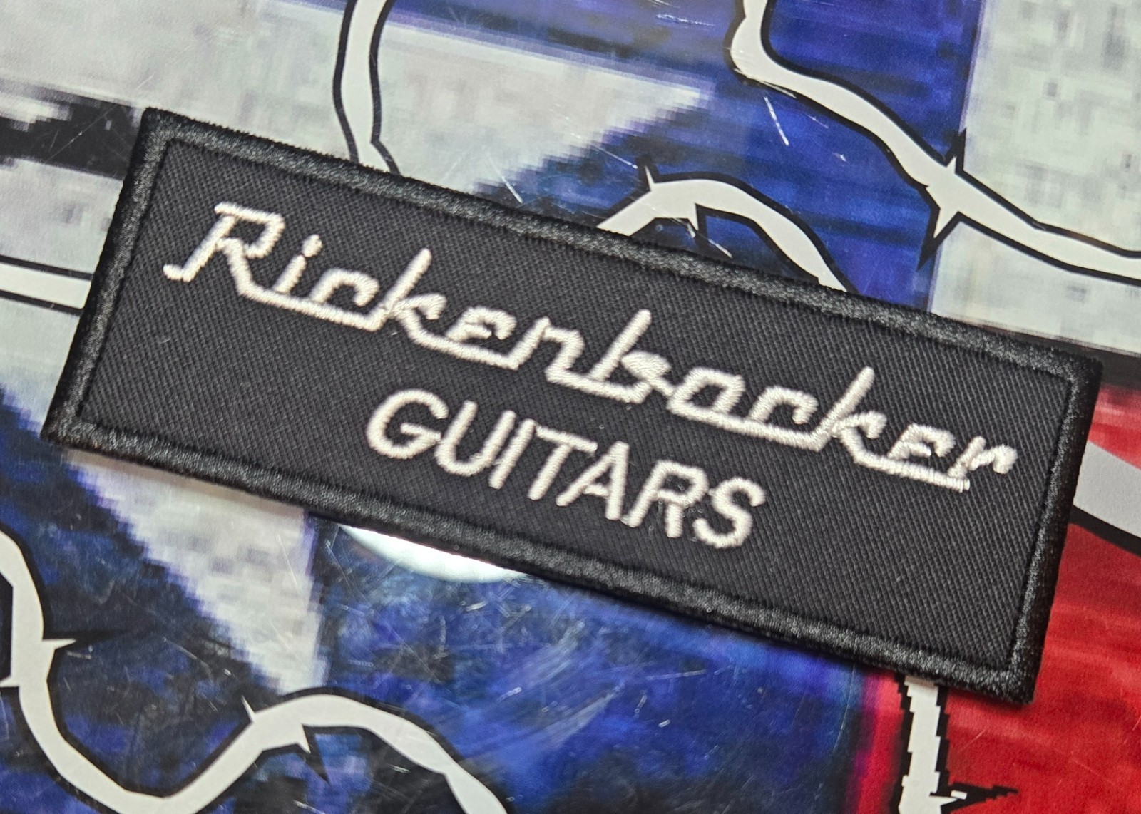 EMBROIDERED RICKENBACKER GUITARS PATCH (Please Read Ad)