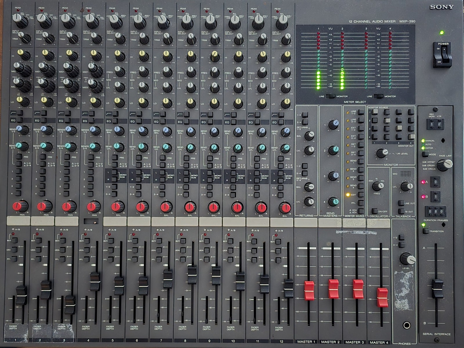 Sony MXP-390 Stereo Balanced Pair Mixer