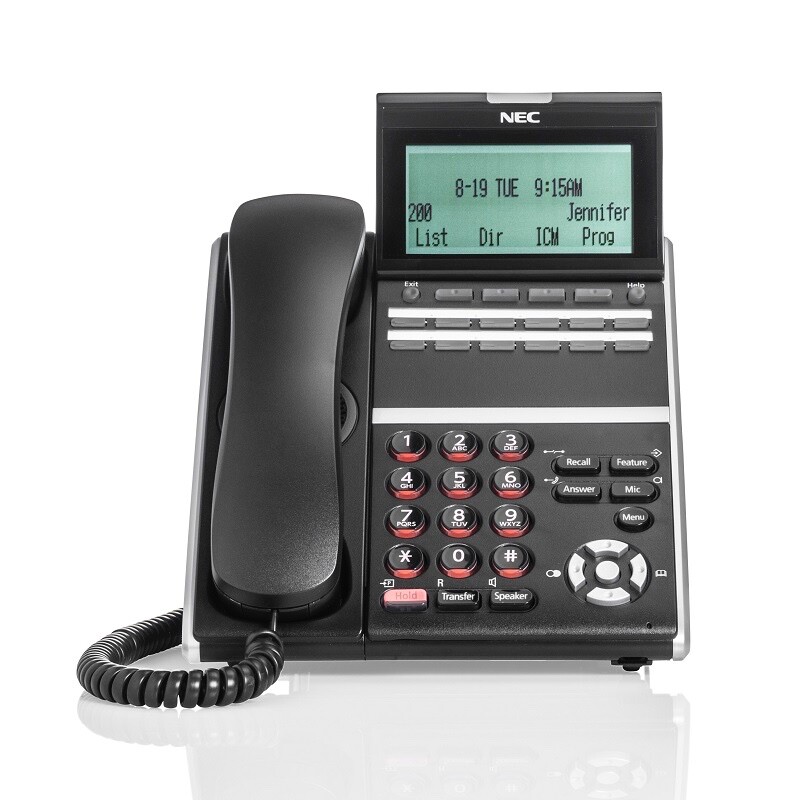 NEW NEC ITZ-12D-3(BK)TEL IZV(XD)W-3Y(BK) 660002 DT800 Series IP Phone Warranty