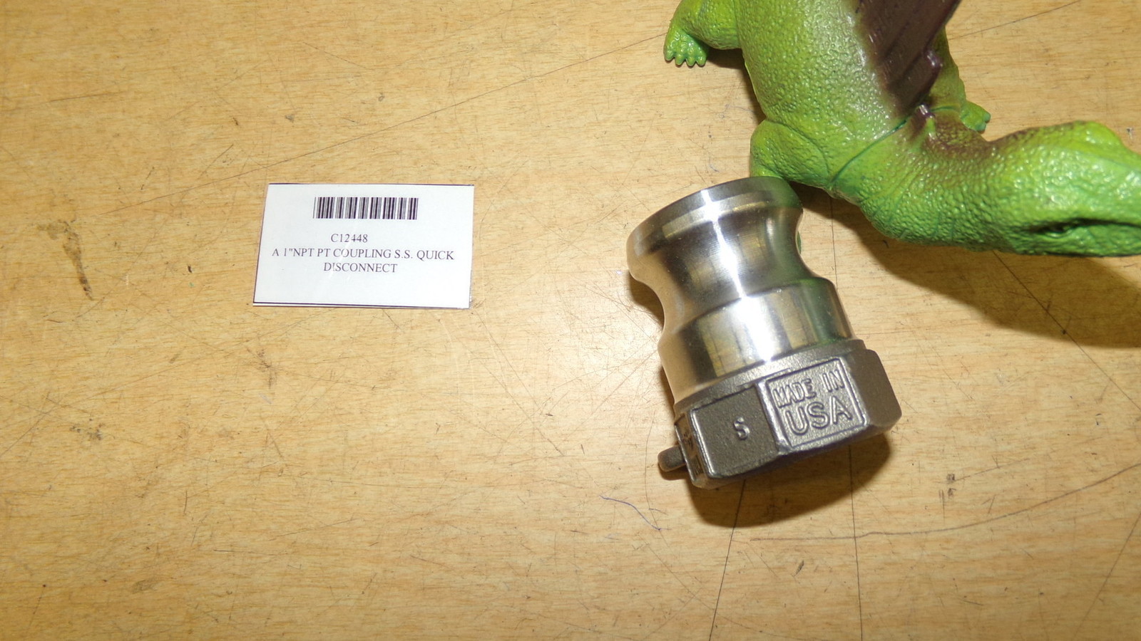 NEW A 1" NPT PT Coupling, 316SS *Free Shipping*