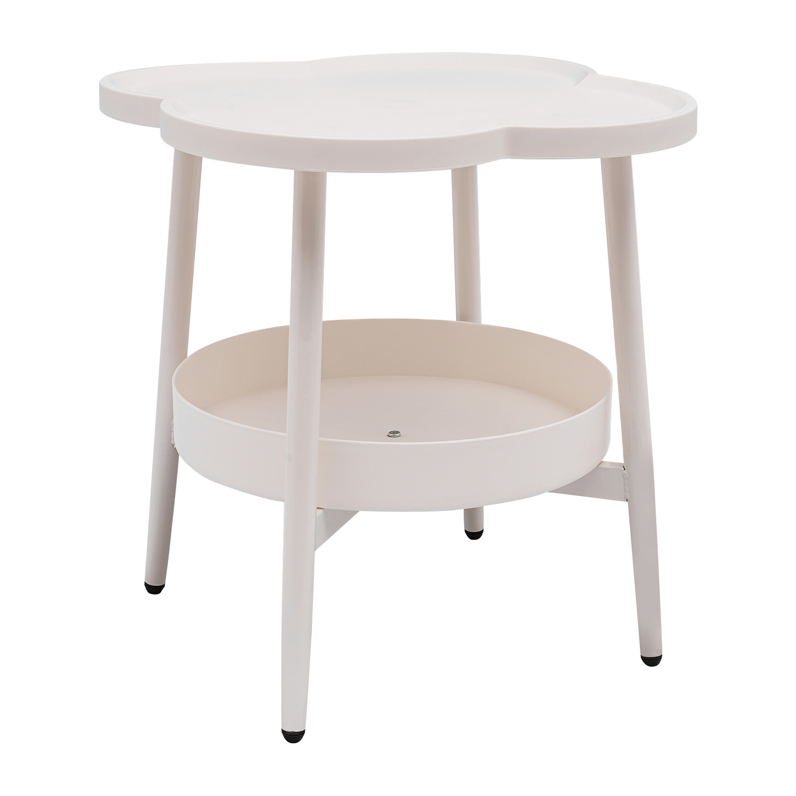 Four-leaf Clover Shape End Table Coffee&Tea Table Sofa Side Snack Table?????