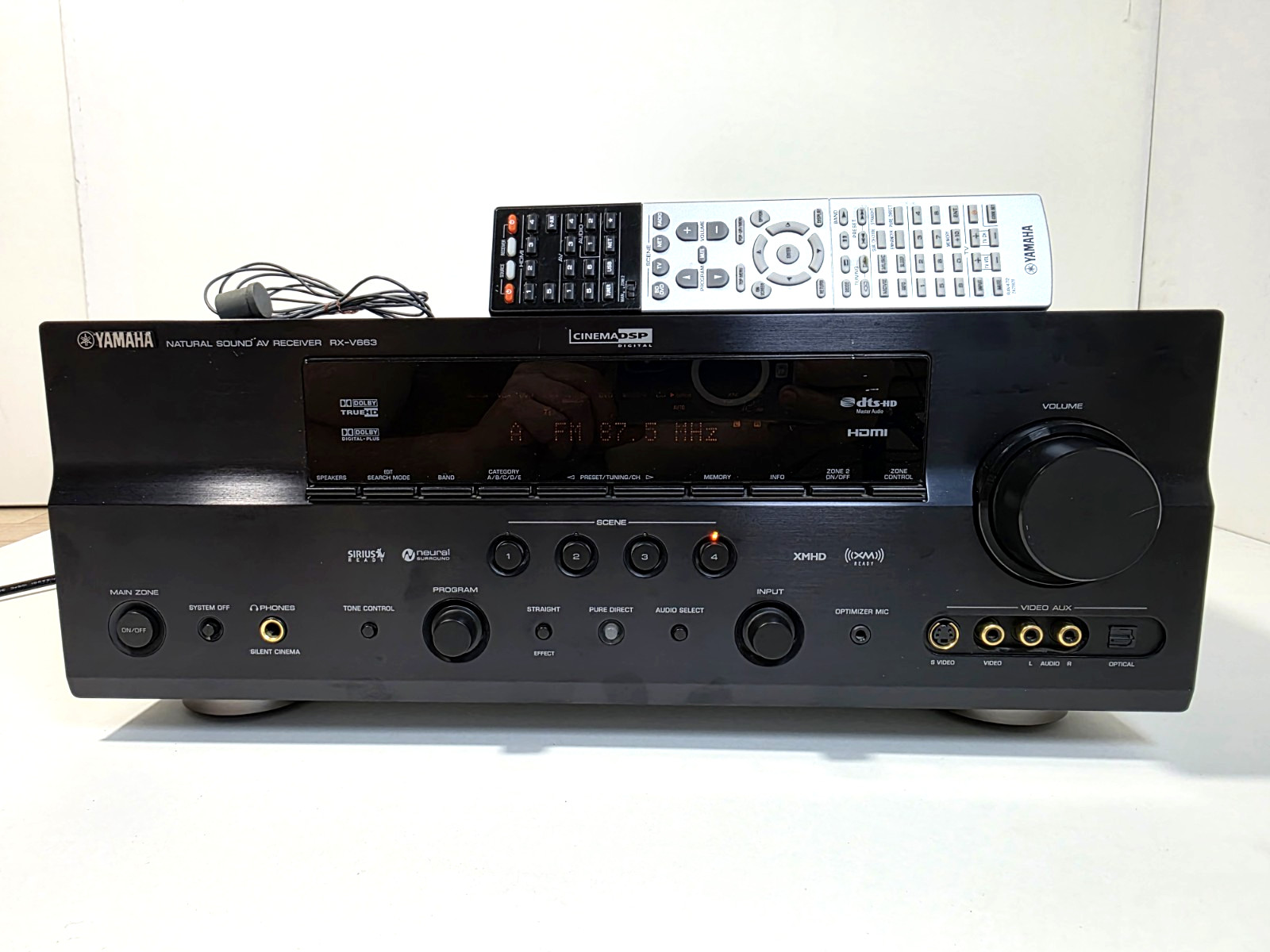 Yamaha RX-V663 7.2 Channel Natural,HDMI, Sound Home Theater Stereo AV  Receiver