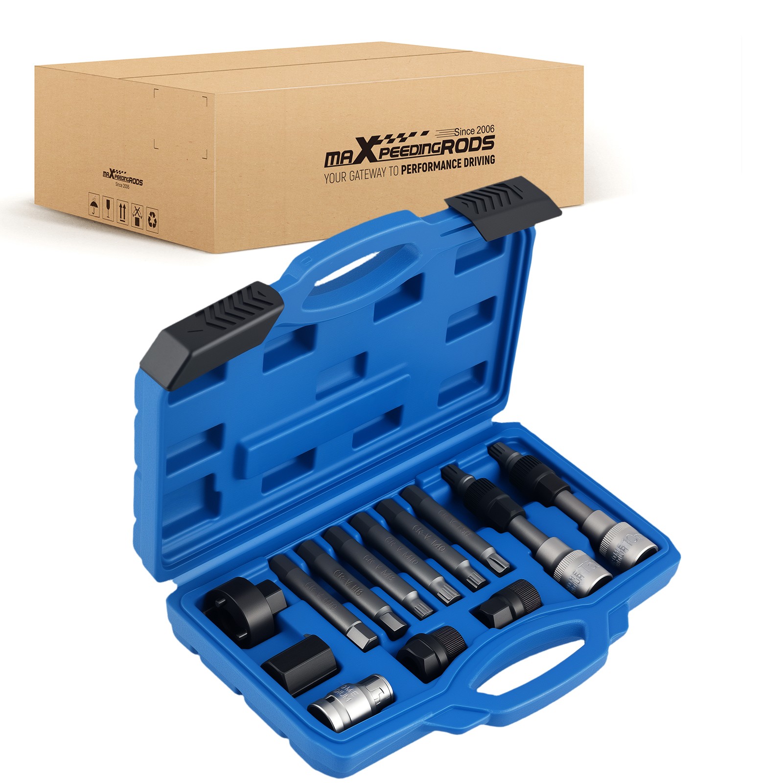 13pcs Alternator Pulley Removal Tool Kit For Buick Mercedes Decoupling Puller