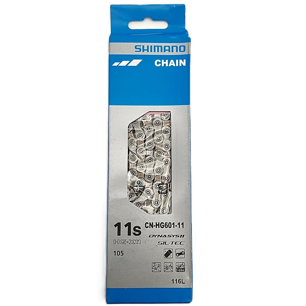 Shimano CN-HG601-11 HG-X Sil-Tec 11-Speed Chain 116-Links Road Bicycle Grey
