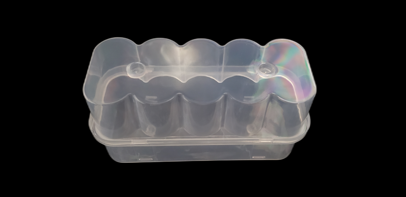 Clear Plastic 10 x 10mL Vial Storage Box Case
