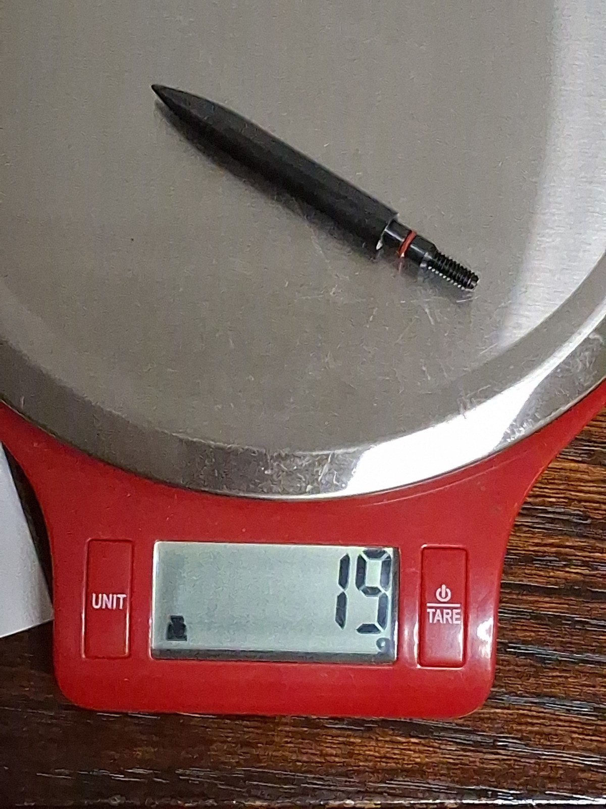 Stainless Steel Archery Field Points, Easy Pull. 19g. wt. x::.
