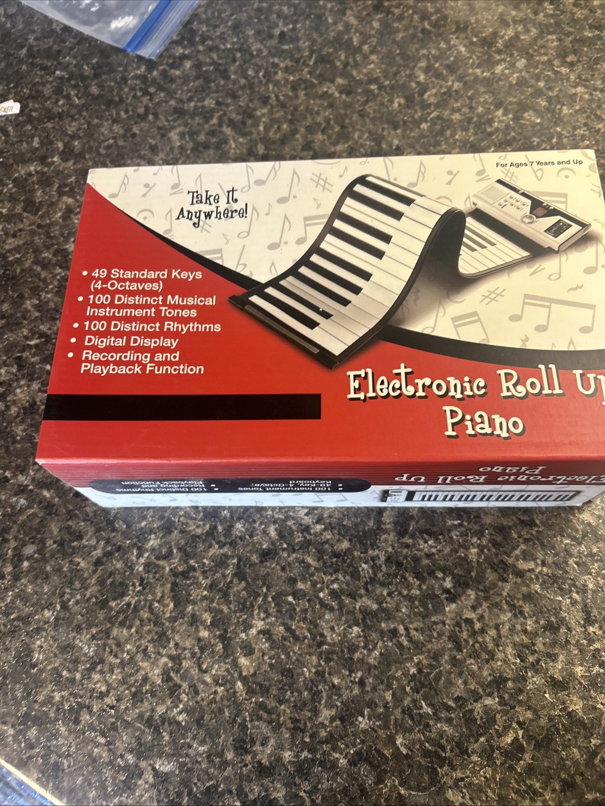 ELECTRONIC ROLL UP PIANO 49 KEYS RECORDING PLAYBACK FUNCTION