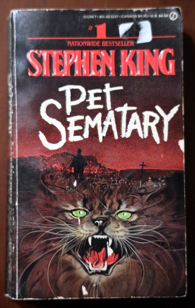 PET SEMATARY by Stephen King 1984 Paperback First Signet Printing HORROR