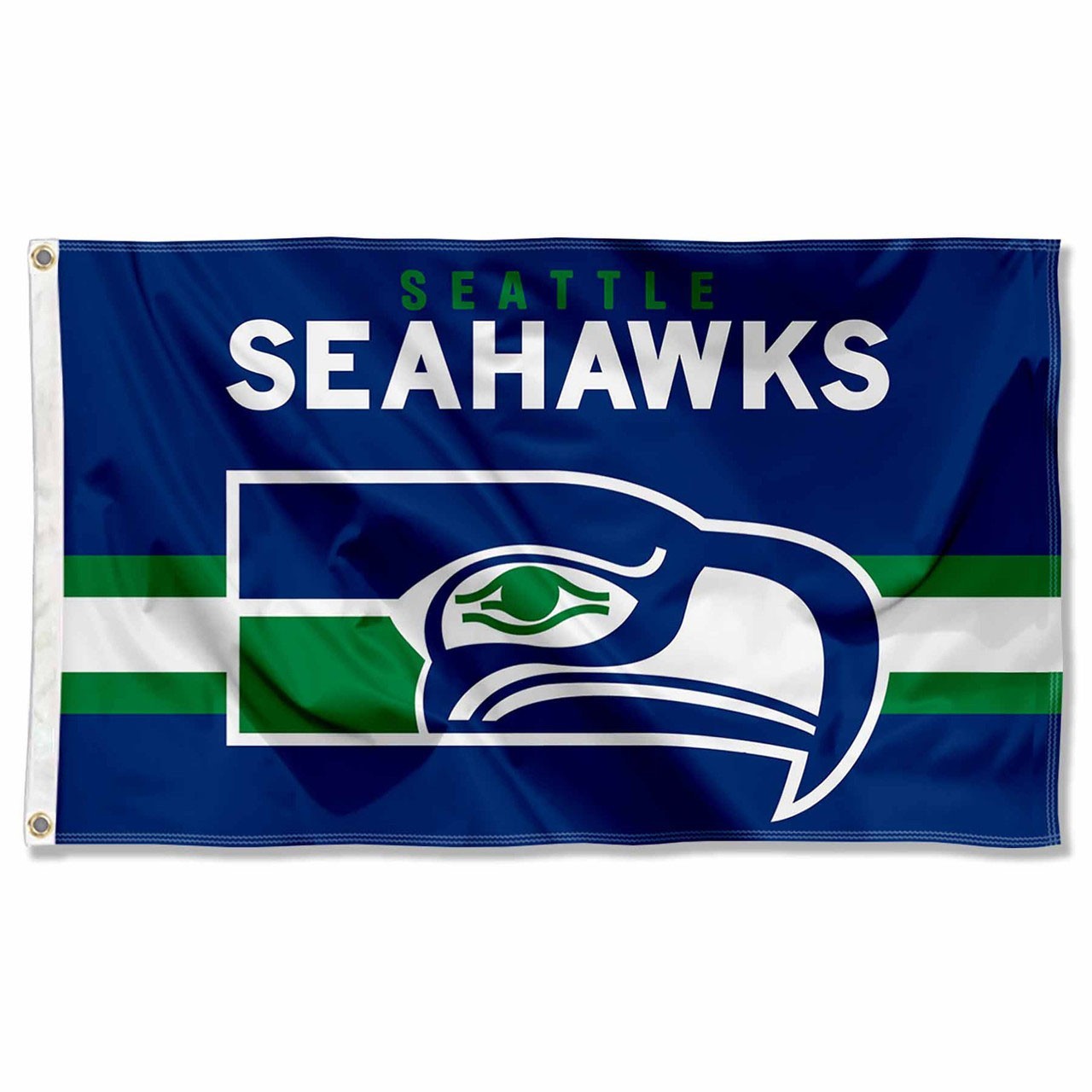 Seattle Seahawks Football 3x5 ft Classic Logo Retro Flag Ideal NFL Gift Banner