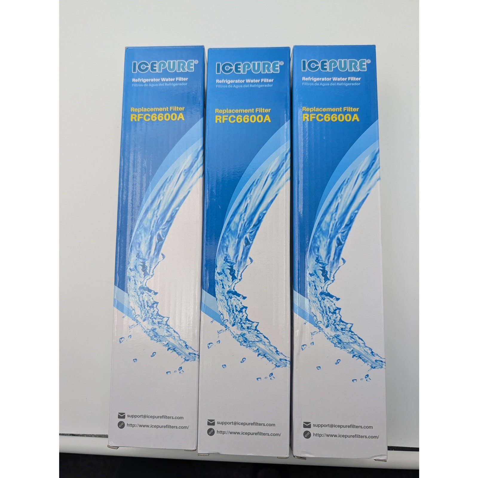 IcePure Refrigerator Water Filter - 3 Pack - RFC6600A