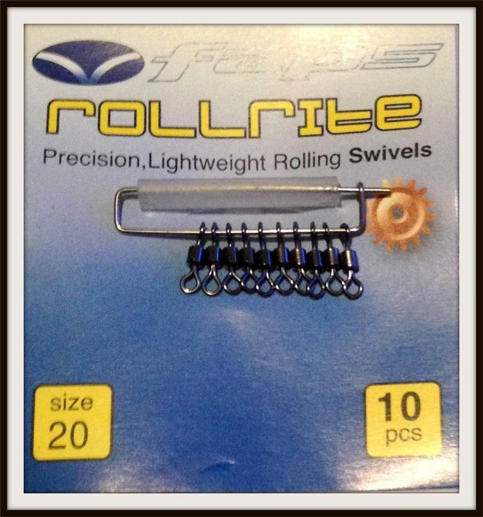 FAPS Rollrite Precision Light Weight Rolling Swivels,Sizes14-16-18- 20 Small
