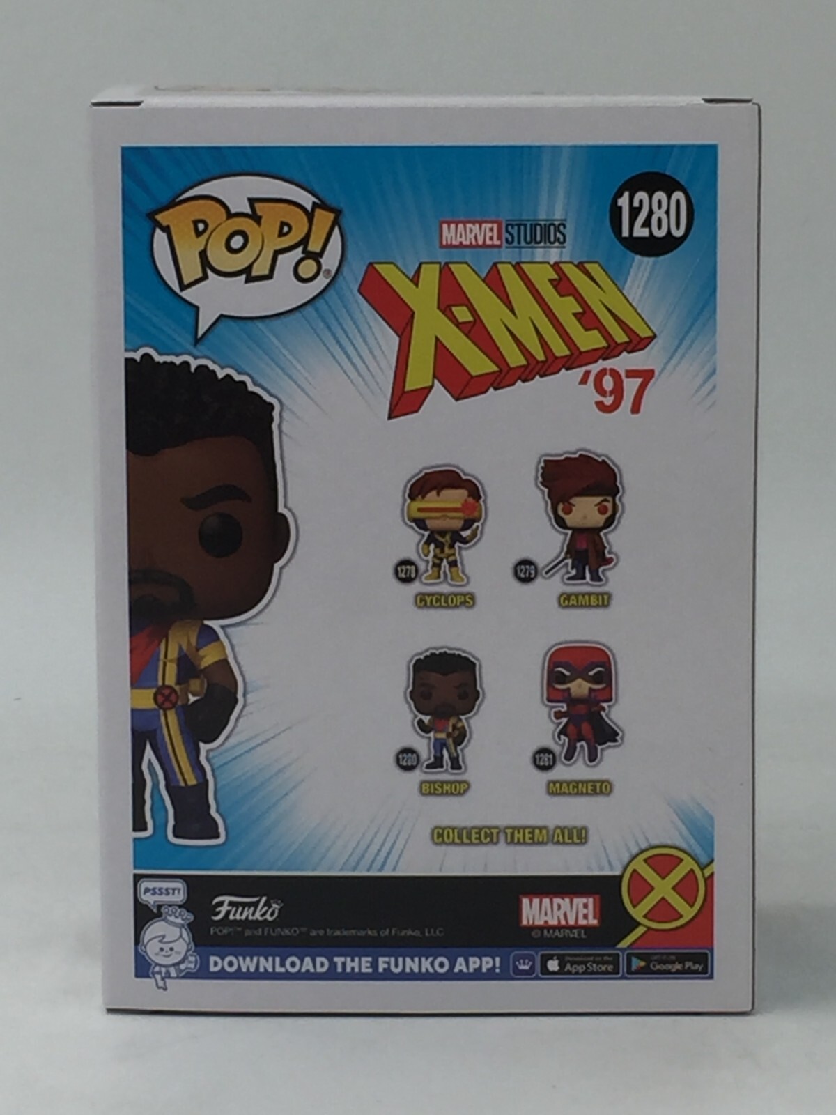 Funko Pop! Marvel Comics X-Men 97 Bishop #1280 Funko Ex With Pop Protector