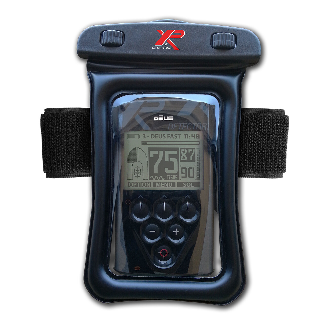 XP Deus Metal Detector – 11" X35 Coil, MI-4 Pinpointer, Remote, Wireless Setup