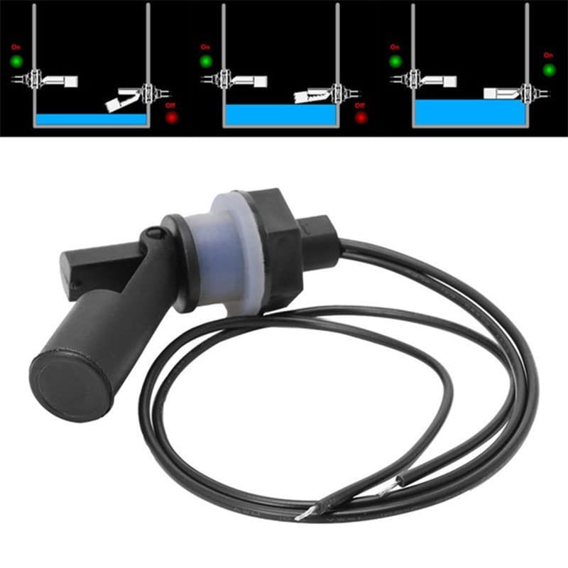 3 pc Water Level Sensor Horizontal PP Side Mount Float Switch for Tank Pool A...