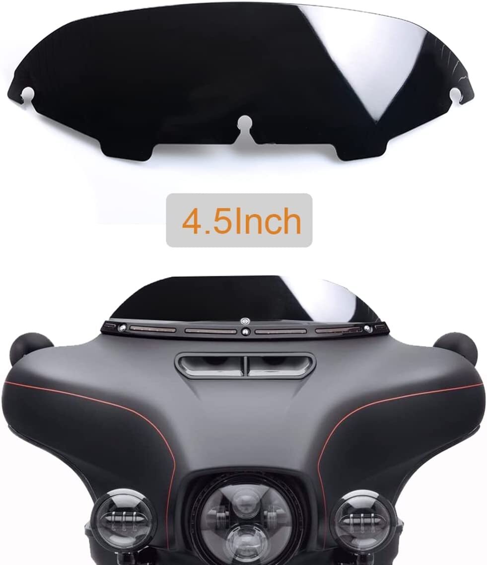 4.5 " Windshield for Harley Electra 1996-2012 Street Glide Ultra Windscreen 2013