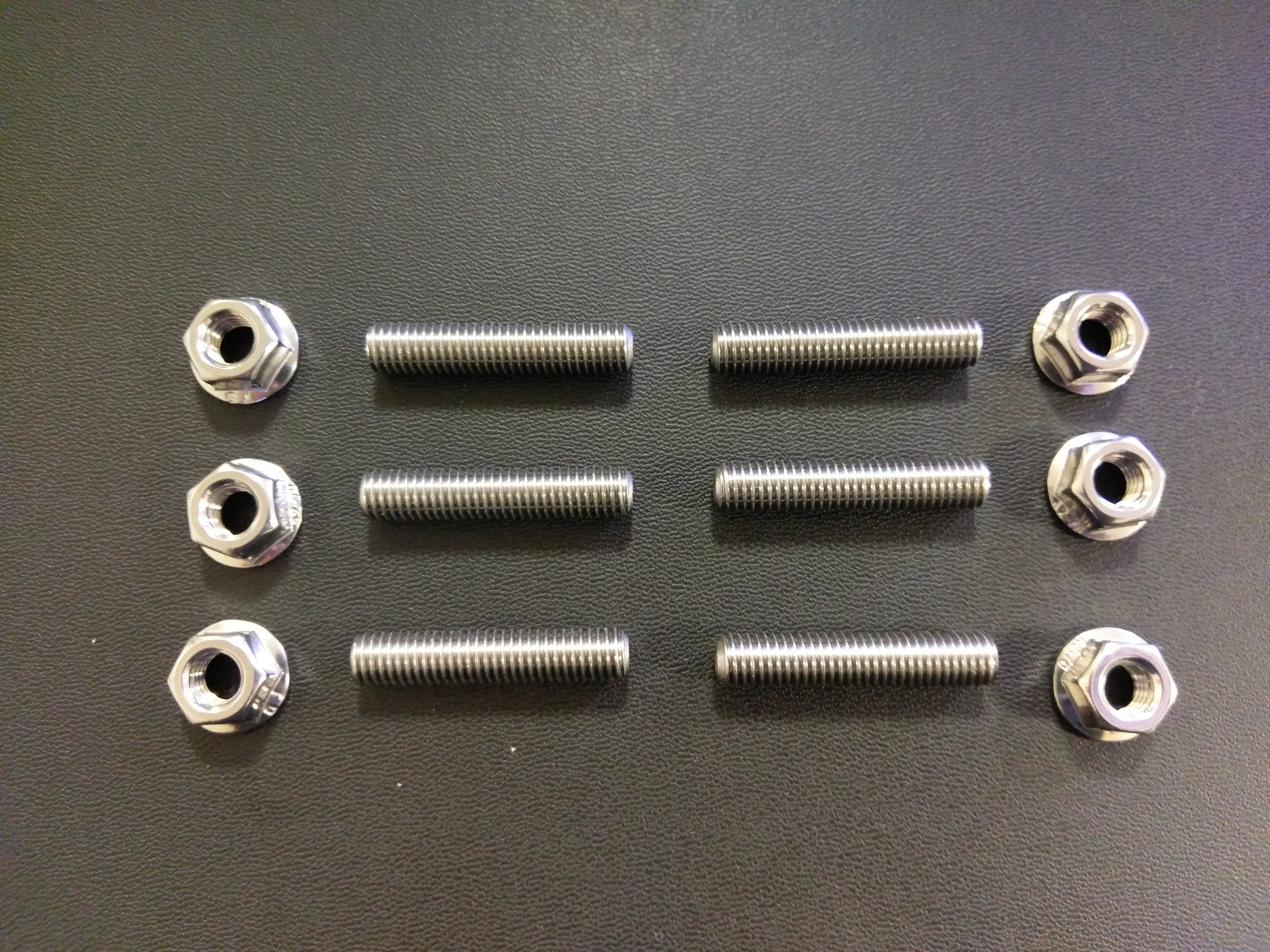 Triumph Daytona Speed Triple Sprint Tiger stainless exhaust studs flange nut kit