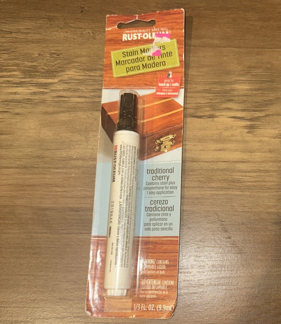 Rust-OLEUM  Stain Marker Touch Up Marker NEW - Traditional Cherry #273161
