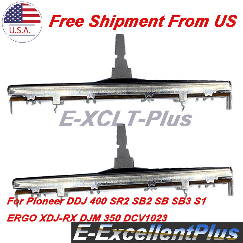 2X Cross Fader For Pioneer DDJ 400 SR2 SB2 SB SB3 S1 ERGO XDJ-RX DJM 350 DCV1023