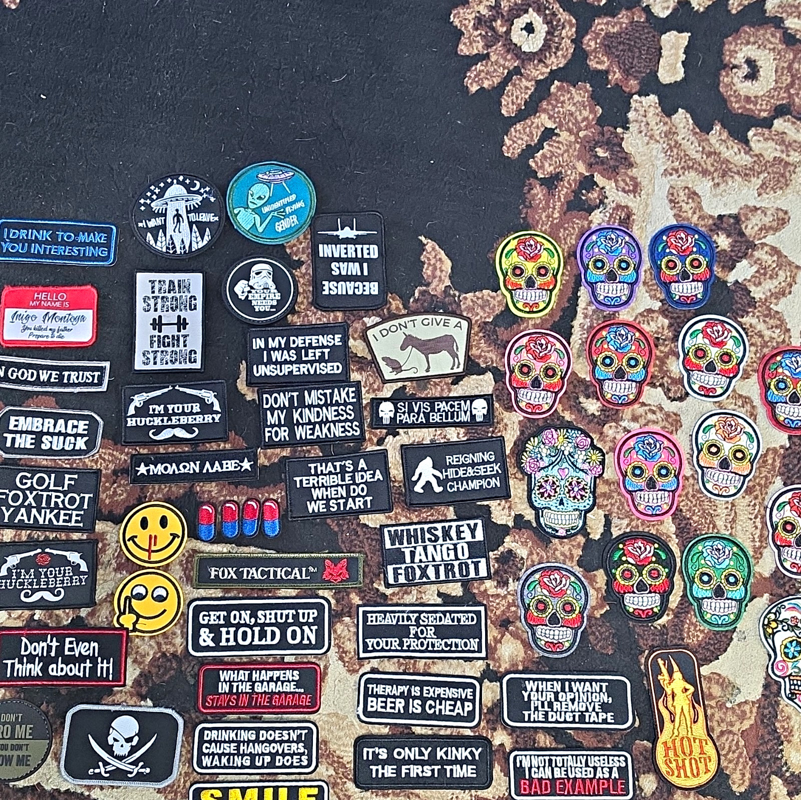 10 Pack Of Assorted Patches