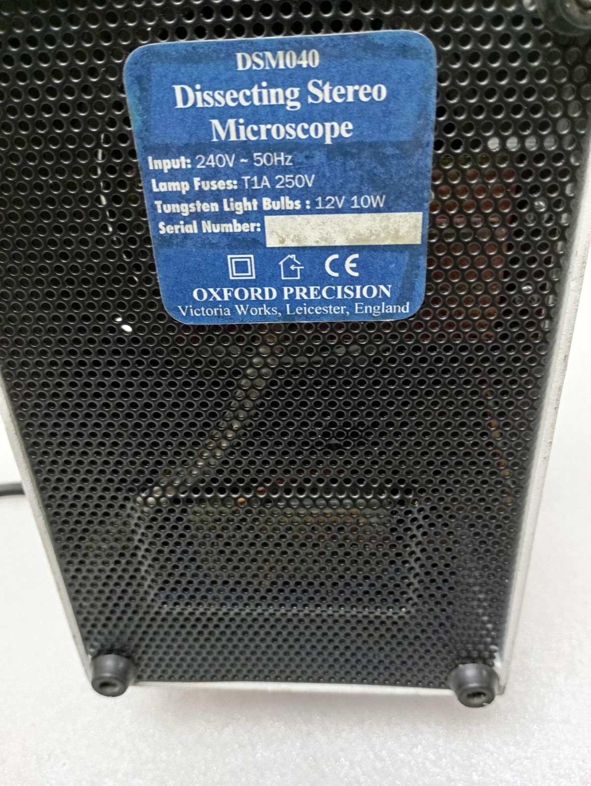 OXFORD PRECISION DSM040 Dissecting Stereo Microscope