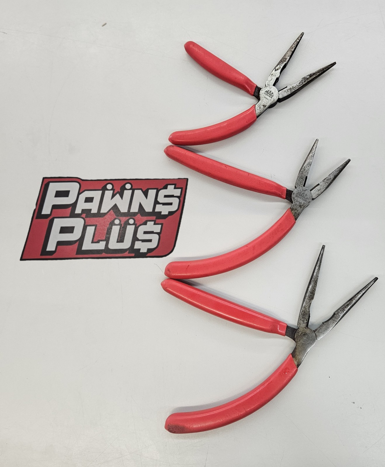 Mac Tools Pistol Grip Pliers PPN3S Red Handle Plier Set PPN6, PPN8, PPN9
