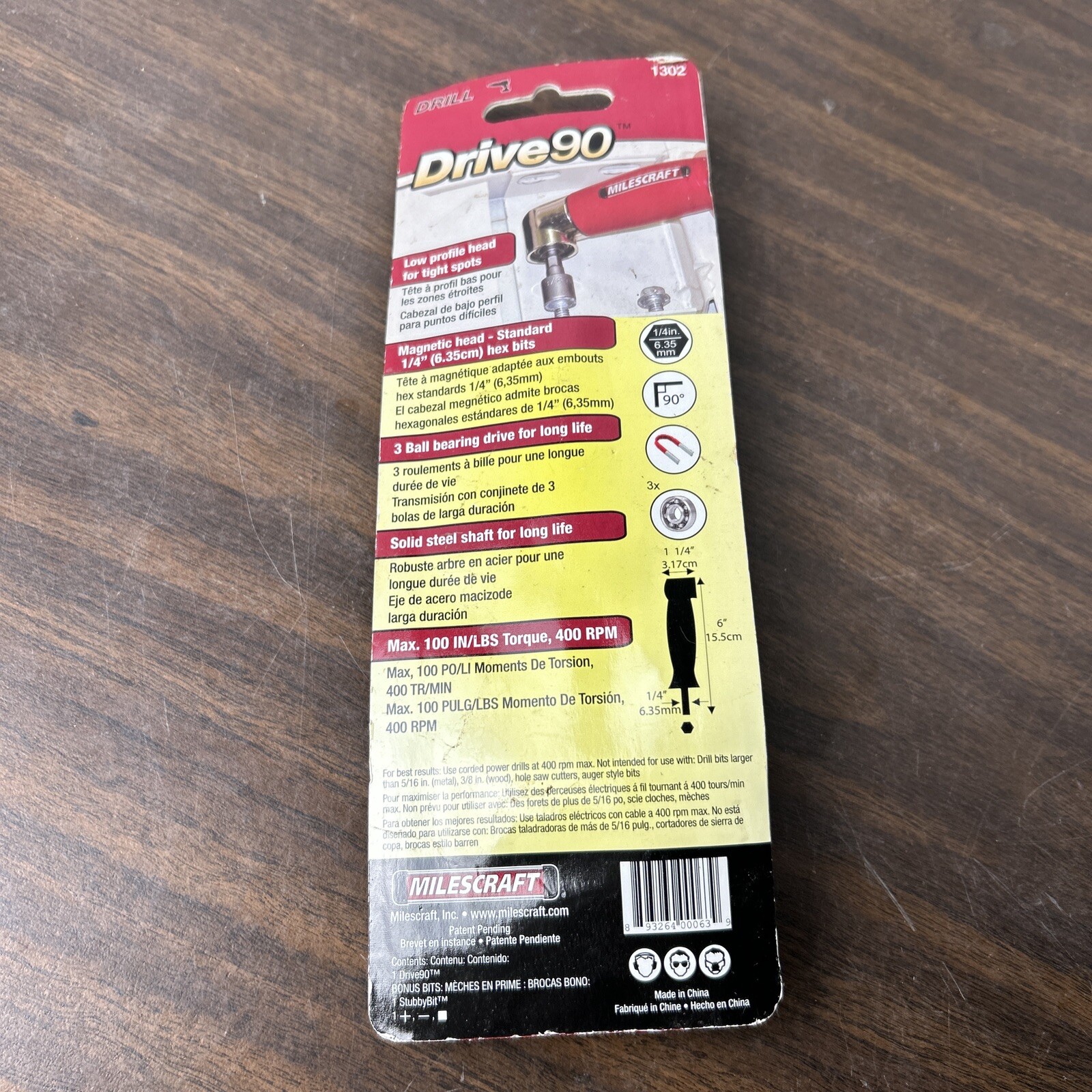Milescraft Drive 90. Part No 1302. New