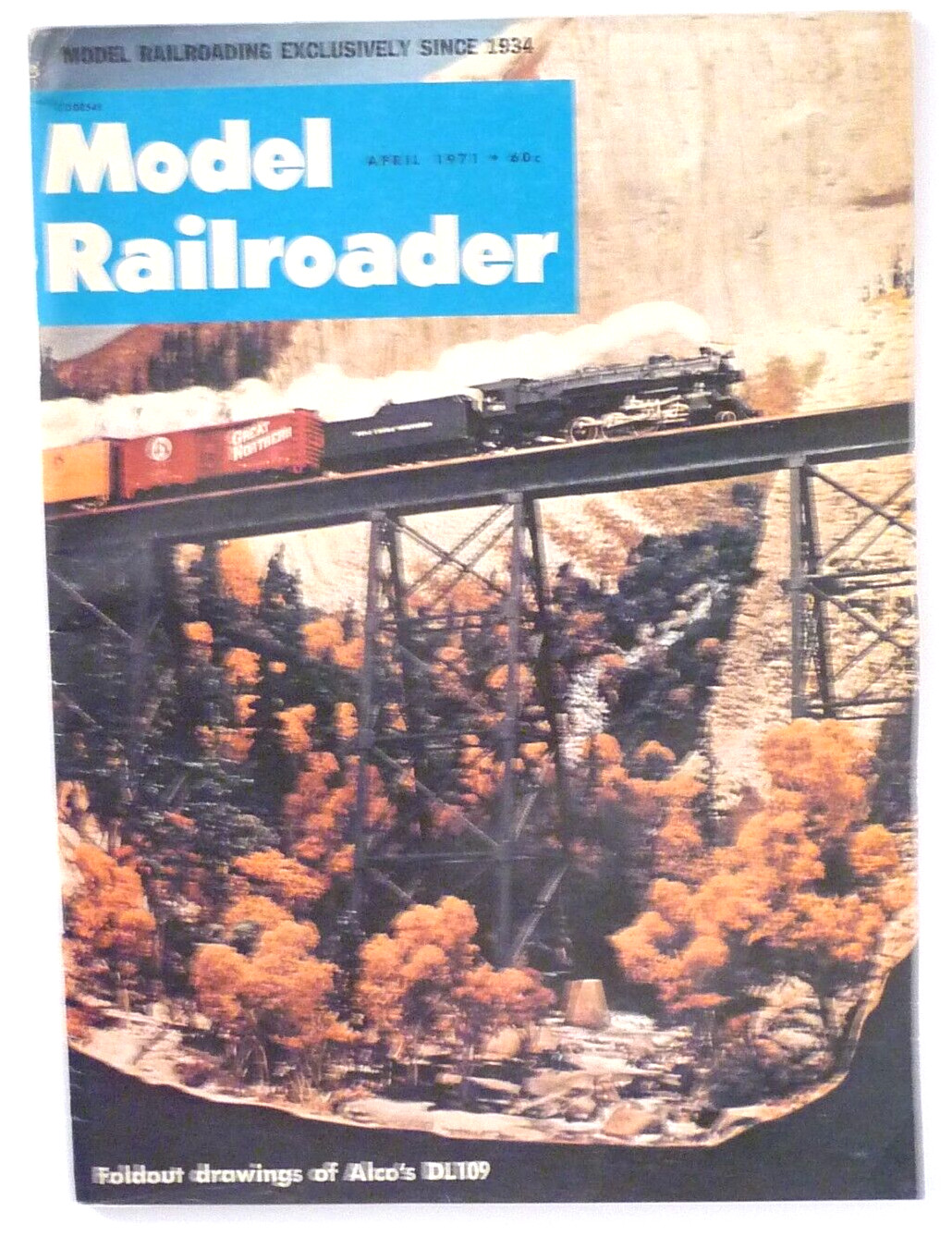 Model Railroader Magazine April 1971 Alco’s DL109 Letter Signs Builder’s Plate