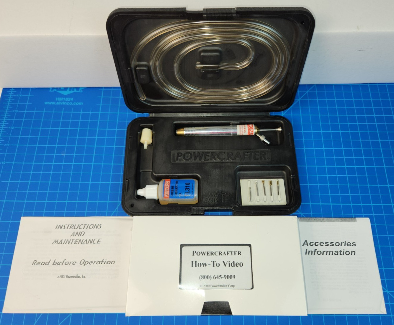 Powercrafter PC-205E Air Turbine Tool, Engraving and Carving Tool, New