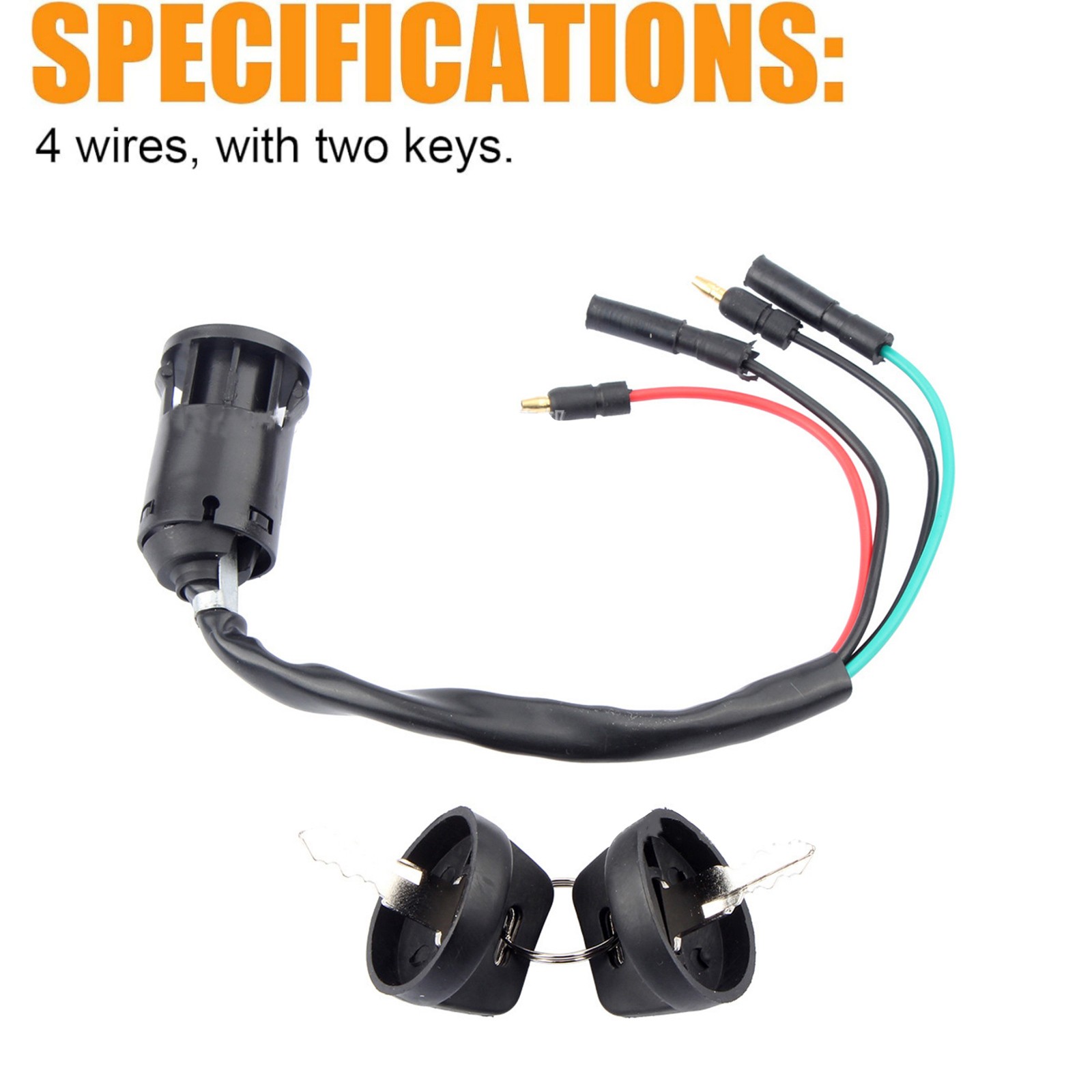 For Honda ATC200M 1985 Ignition Switch Part 35010-VM6-000 Replacement with Keys