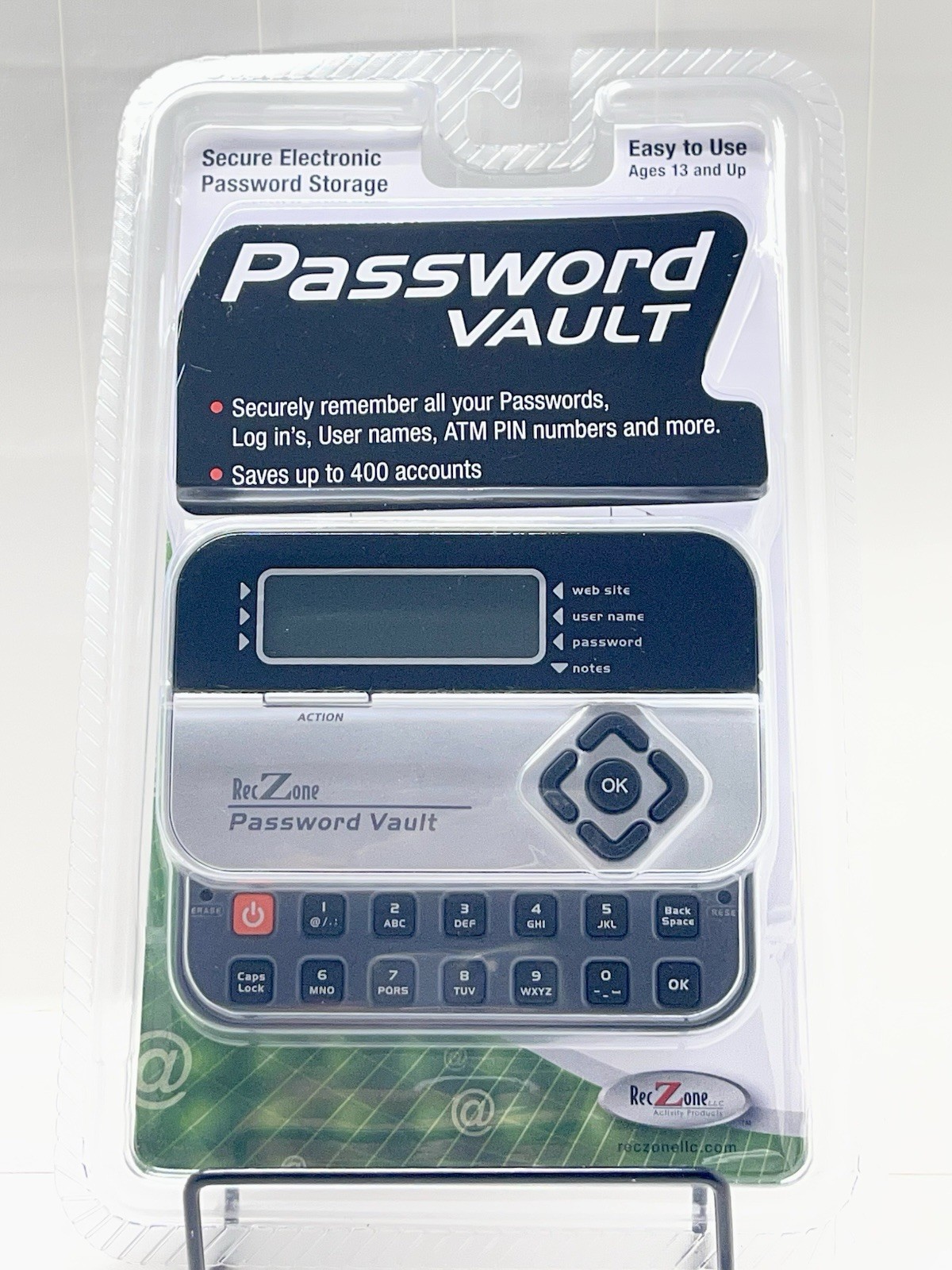 Password Vault By RecZone  Secure Electronic Storage For Passwords & PIN’s! #580