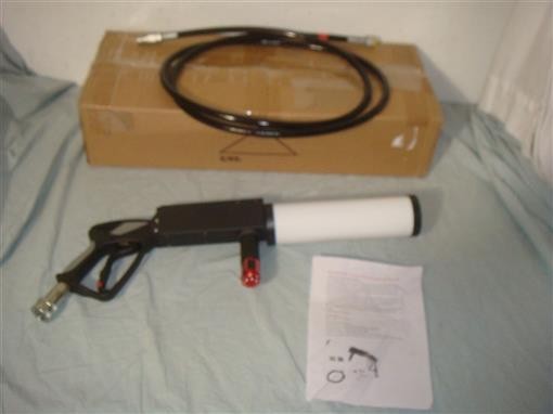 HANDHELD CO2 FOG BLASTER WITH LED LIGHTS 32.8ft HIGH PRESSURE JET FOR DJ EVENTS