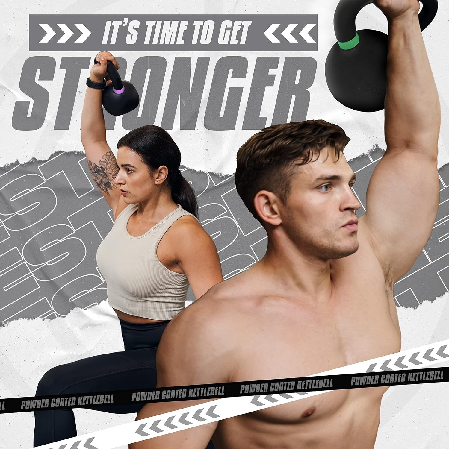 Versatile 4kg Powder Coated Cast Iron Kettlebell - Strength Training Essential