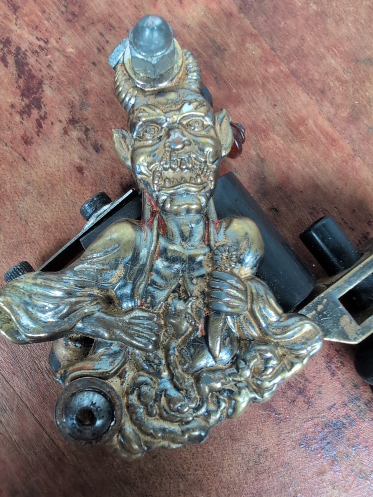 Vintage Coil Tattoo Machine Custom Made Brass