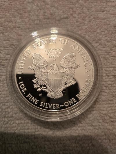 2014 American Eagle One Ounce Silver Proof Coin w/OGP & COA