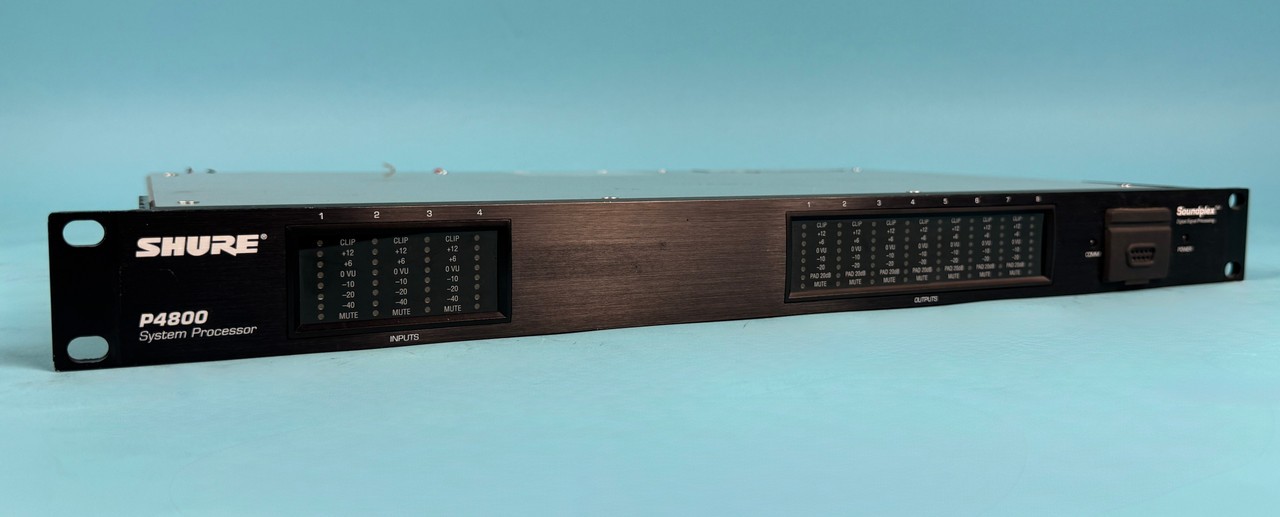 SHURE P4800 SYSTEM PROCESSOR: digital, audio, 4 input, 8 output |010-8871599