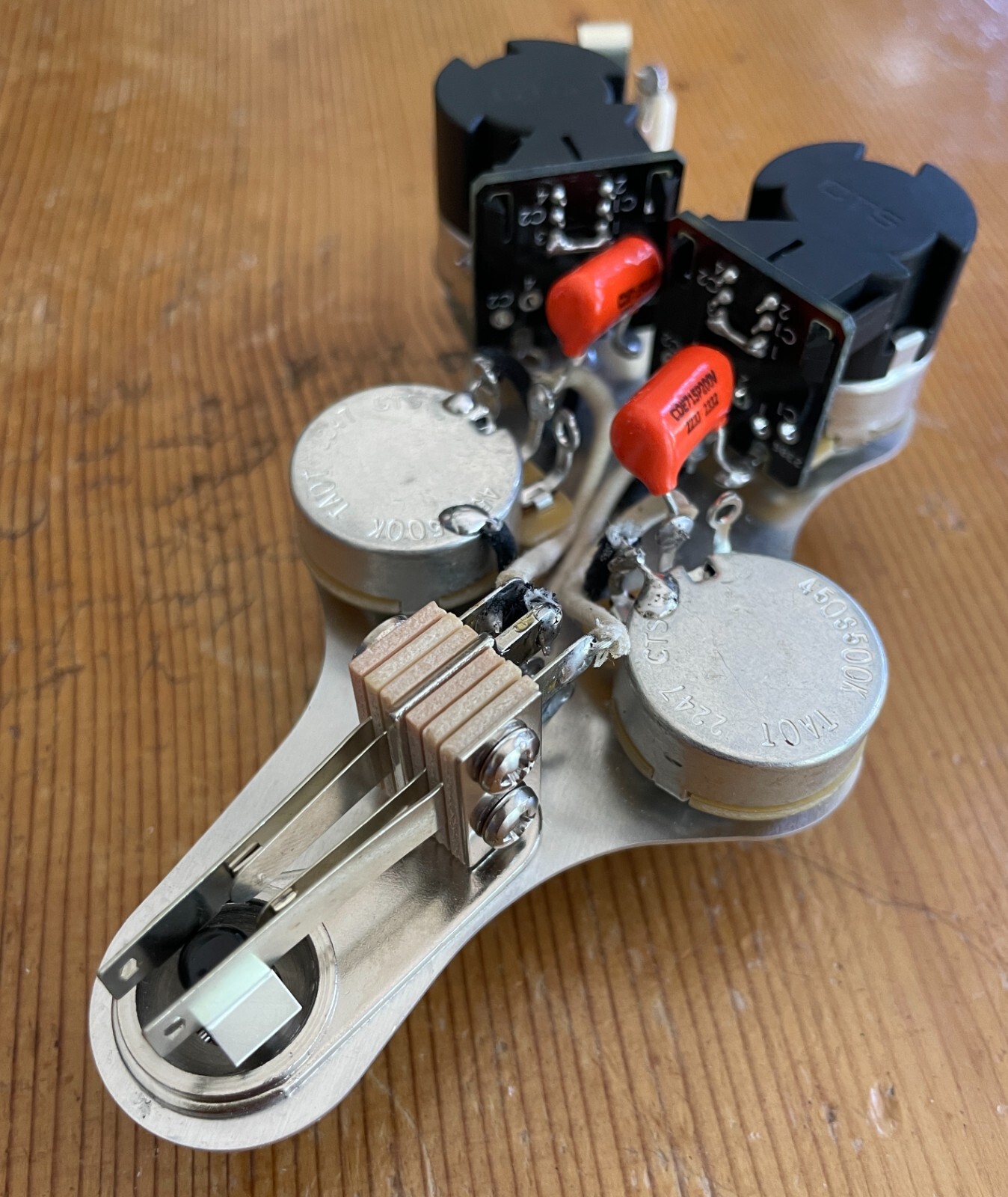 SOLDERLESS Gibson SG 50's Wiring 500k CTS Push/Pull Coil Split Switchcraft