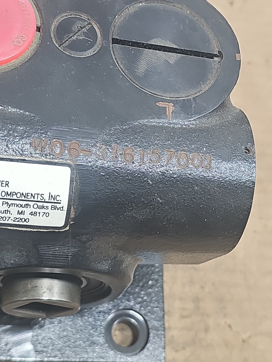 POWER COMPONENTS INC. POWER LIFT ACTUATOR SERIES 5B.