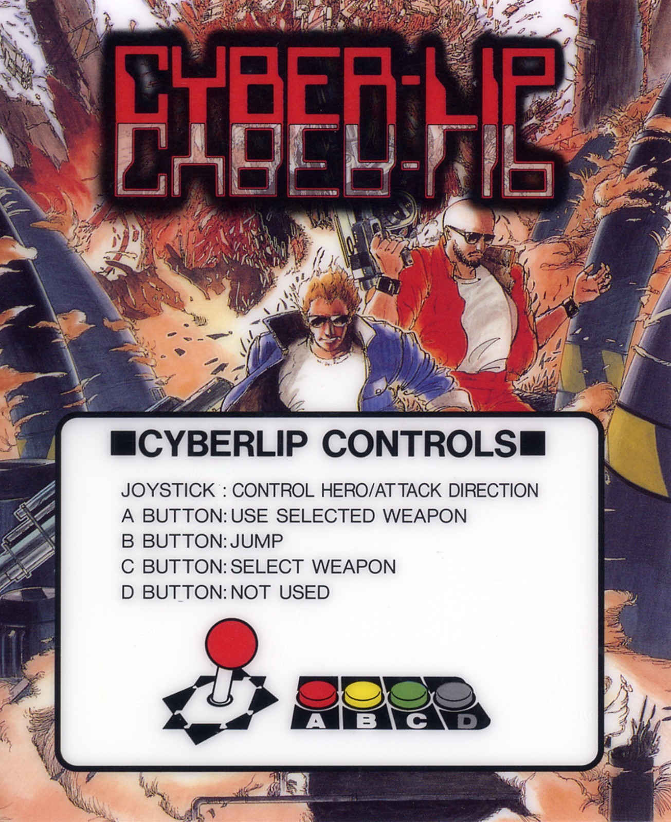 Cyber-Lip Neo Geo Arcade Marquee